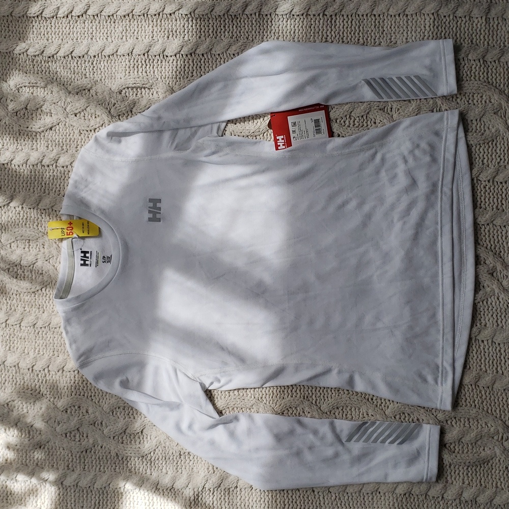 Helly Hansen women's LS t-shirt white S NWT